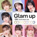 【期間限定】グラムアップ ワンデー【全国送料無料】1箱10枚入り Glam up 1day 度あり 度なし 14.0mm 14.2mm 低含水 カラー コンタクト カラコン