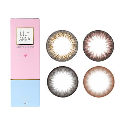 カラコン 韓国 ワンデー カラーコンタクトレンズLILY ANNA リリーアンナ 14.2mm 度なし 度あり 1day 10枚 1日使い捨て カラーコンタクトレンズ 送料無料 激安 フチなし 【お試し価格】