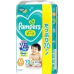 「P＆Gジャパン」　パンパース　さらさらケア　テープ　ウルトラジャンボ　Mサイズ　70枚