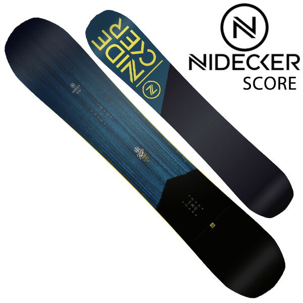 21-22 NIDECKER/ナイデッカー ニデッカー SCORE スコア メンズ スノーボード パウダー 板 2022