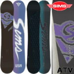 22-23 SIMS/シムス ATV メンズ レディース スノーボード 板 2023