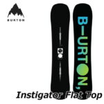 22-23 BURTON バートン スノーボード Men's Instigator Flat Top Snowboard インスティゲーター 【日本正規品】 ship1