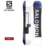 SALOMON サロモン NO DRAMA ノードラマ 21-22 2022 スノーボード 板 レディース ウーメンズ【モアスノー】