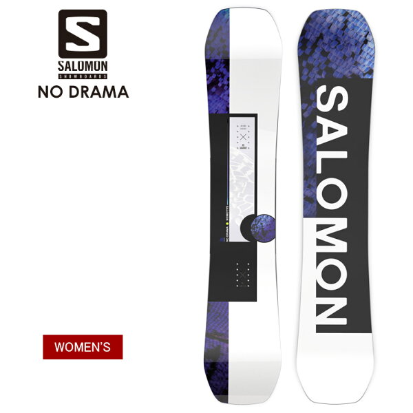 SALOMON サロモン NO DRAMA ノードラマ 21-22 2022 スノーボード 板 レディース ウーメンズ【モアスノー】